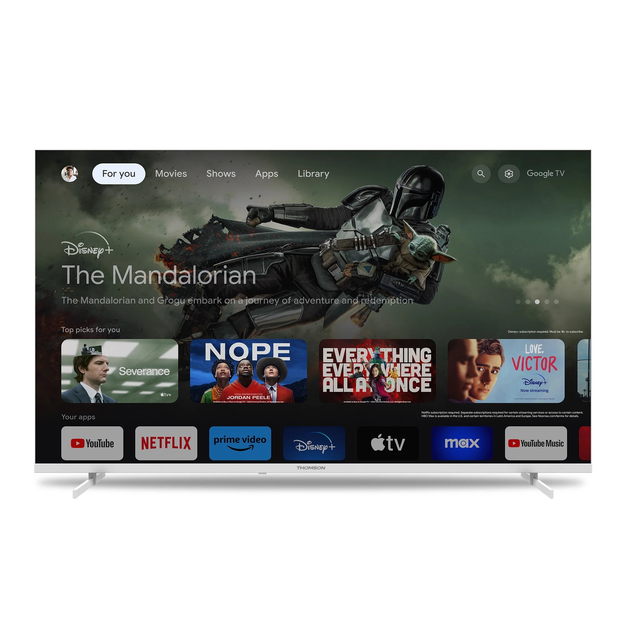 Google TV UHD Side Feet - Image 107