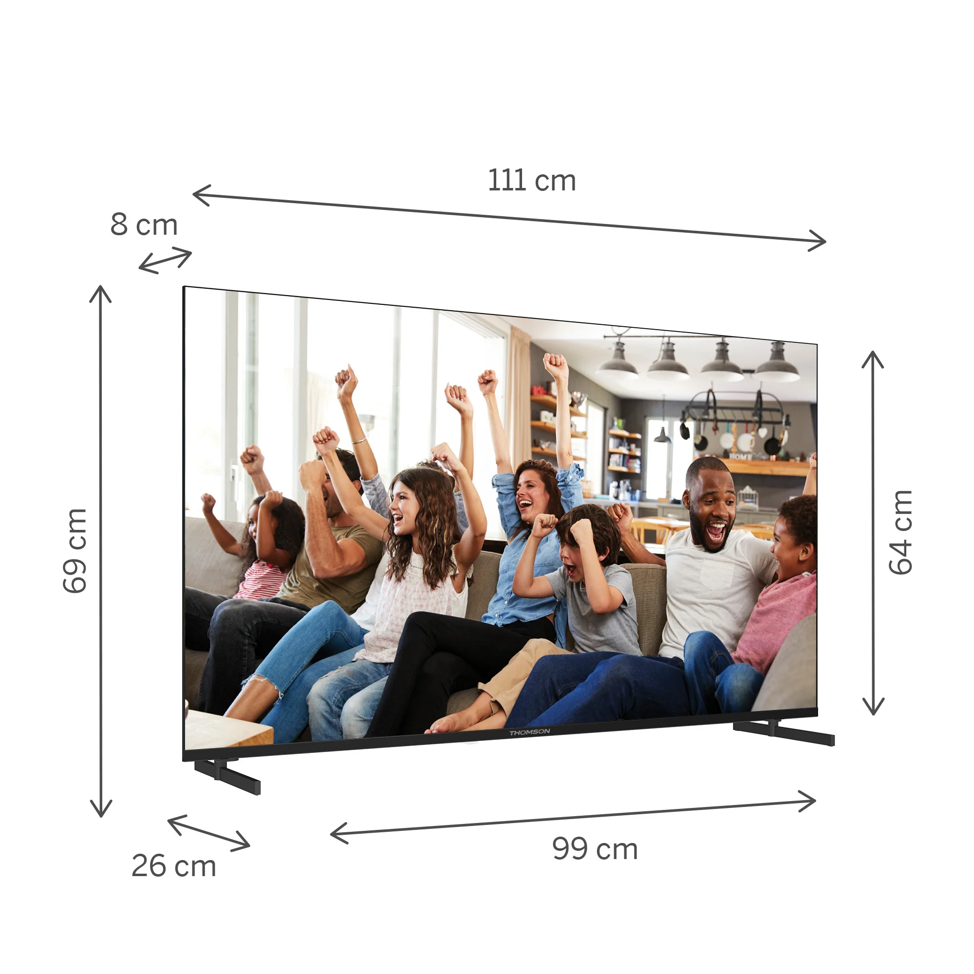 Google TV UHD Side Feet - Image 21