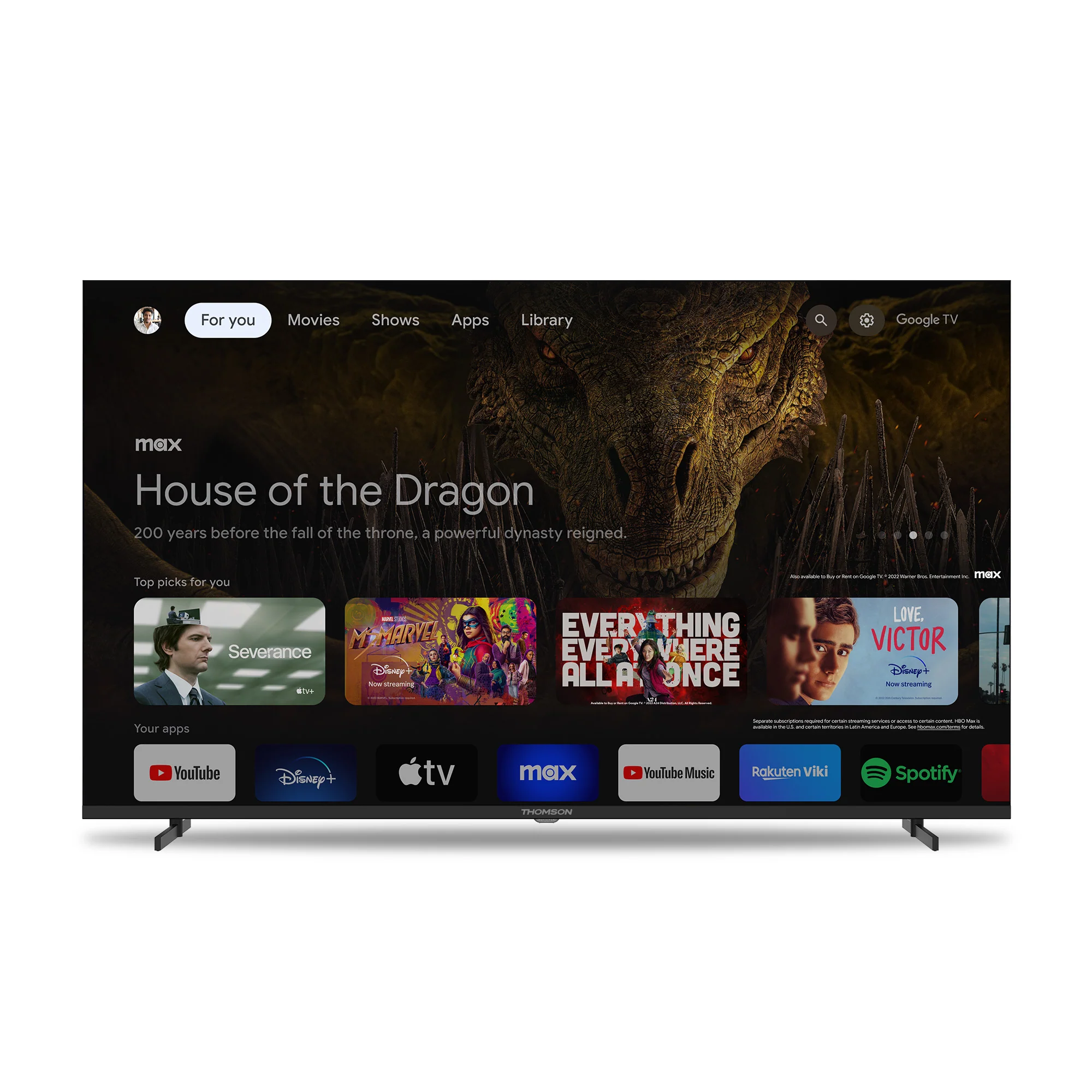 Google TV UHD Side Feet - Image 37