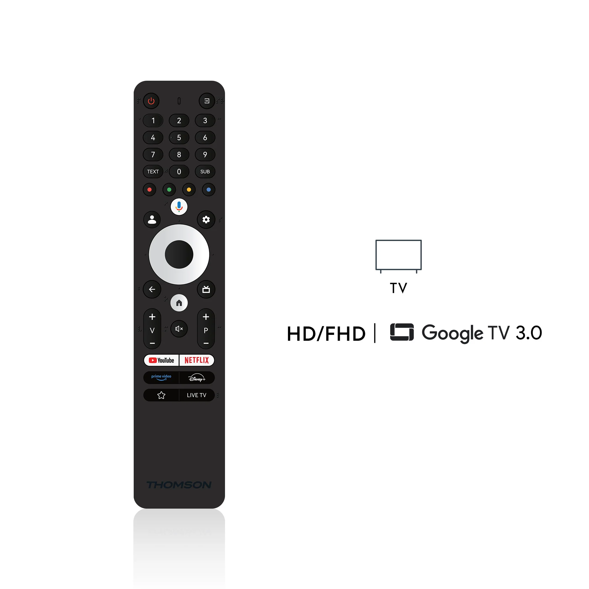 Remote Control for Google TV HD/FHD