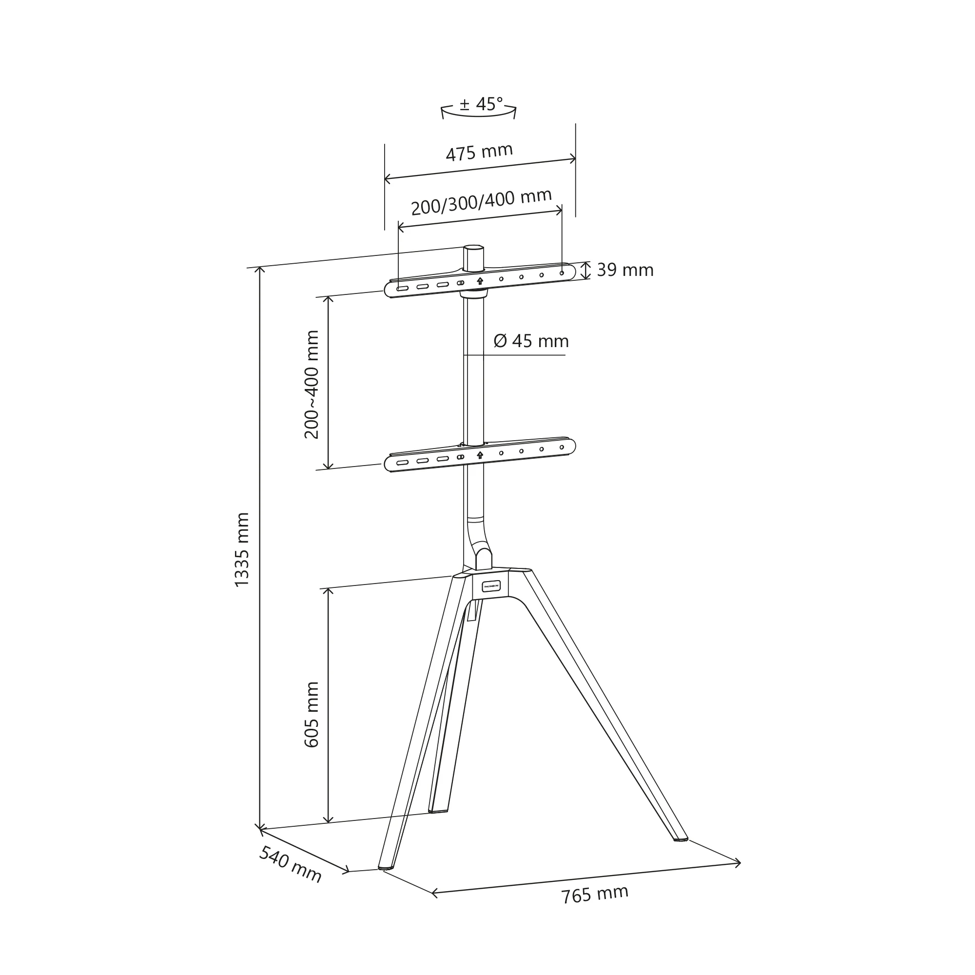 TV Stand Wood - Image 8