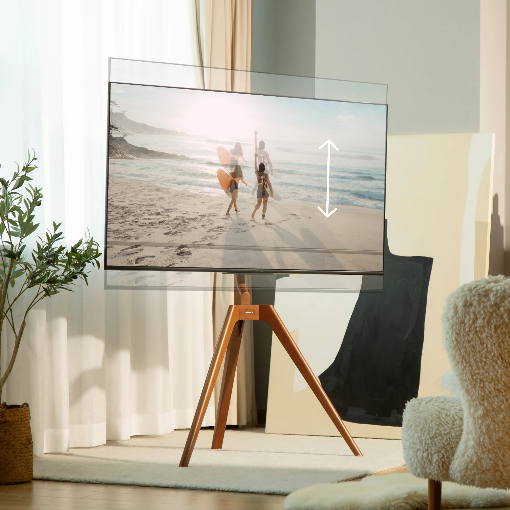 TV Stand Wood - Image 9